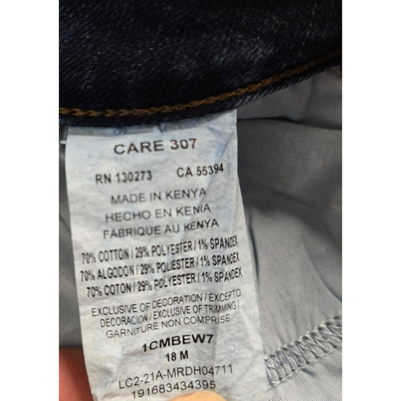 Lee Jeans Women's 18 M Blue Dark Wash Boot Cut Mid Rise Regular Fit NWT - Picture 4 of 16